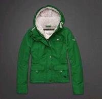 dames abercrombie fitch donsjassen hooded groen Outlet Rotterdam w0d8r608